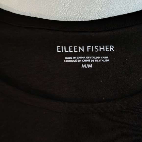 NWOT  Eileen Fisher Dress Size Medium Dark Brown A-Line Minimalist Layer Piece - Picture 2 of 4